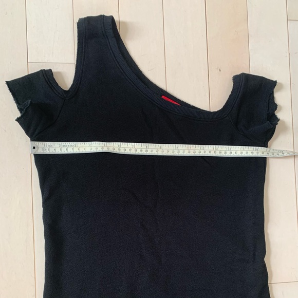 PHILANTHROPY off shoulder cotton sweater minidress - Picture 6 of 6